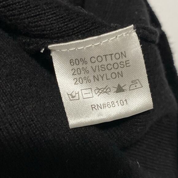 Women's Tunic Sweater Full Front Zip Faux Leather Lace Up Waist Detail Trim XL - Picture 8 of 12